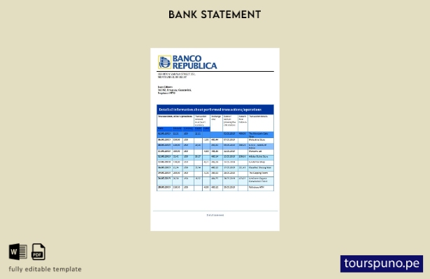 listo para imprimir Uruguay Banco de la República Oriental del Uruguay plantil 2